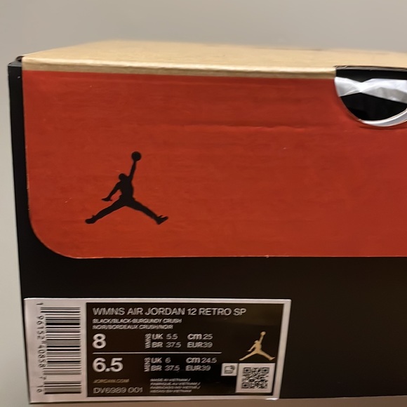 Nike Air Jordan 12 Retro SP A MA MANIERE                   WMNS 8,9/MENS 6.5,7.5 - Picture 5 of 6